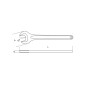 Clé à Fourche 6 mm - DIN 894 - Acier Résistant et Précision d Usage - BGS