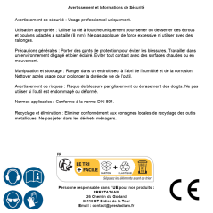 Clé à Fourche 8 mm - DIN 894 - Acier Résistant et Précision d Usage - BGS