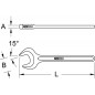 Clé à Fourche 30 mm - DIN 894 - Acier Résistant et Précis - Pro - D-Work