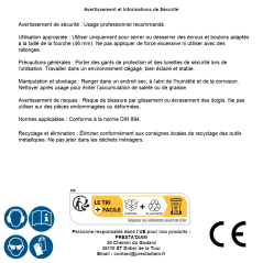 Clé à Fourche 46 mm - DIN 894 - Acier Résistant et Précis - BGS