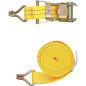 Sangle à Cliquet 6 m x 38 mm - Polyester Résistant - Fixation Sécurisée et Pratique - BGS