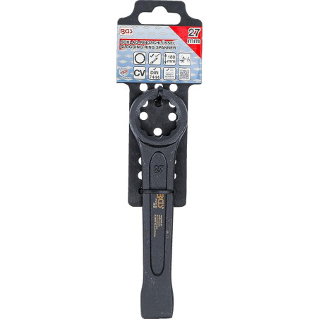 Clé Annulaire de Percussion 27 mm - Acier Résistant - Usage Professionnel et Durable - D-Work