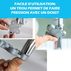 Clé Annulaire de Percussion 46 mm - Acier Résistant - Usage Professionnel et Durable - BGS