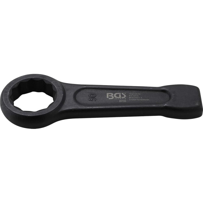 Clé Annulaire de Percussion 50 mm - Acier Résistant - Usage Professionnel et Durable - BGS
