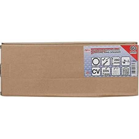 Clé Annulaire de Percussion 60 mm - Acier Résistant - Usage Bâtiment et Mécanique - D-Work