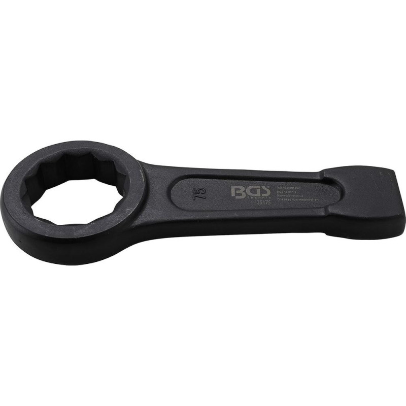 Clé Annulaire de Percussion 75 mm - Acier Résistant - Usage Professionnel et Durable - BGS