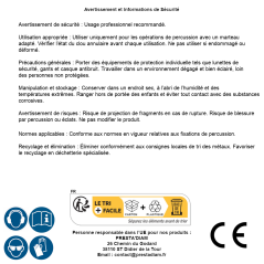 Clé Annulaire de Percussion 75 mm - Acier Résistant - Usage Professionnel et Durable - BGS