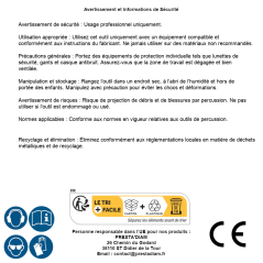 Clé à Fourche de Percussion 32 mm - Acier Résistant - Usage Professionnel et Durable - BGS
