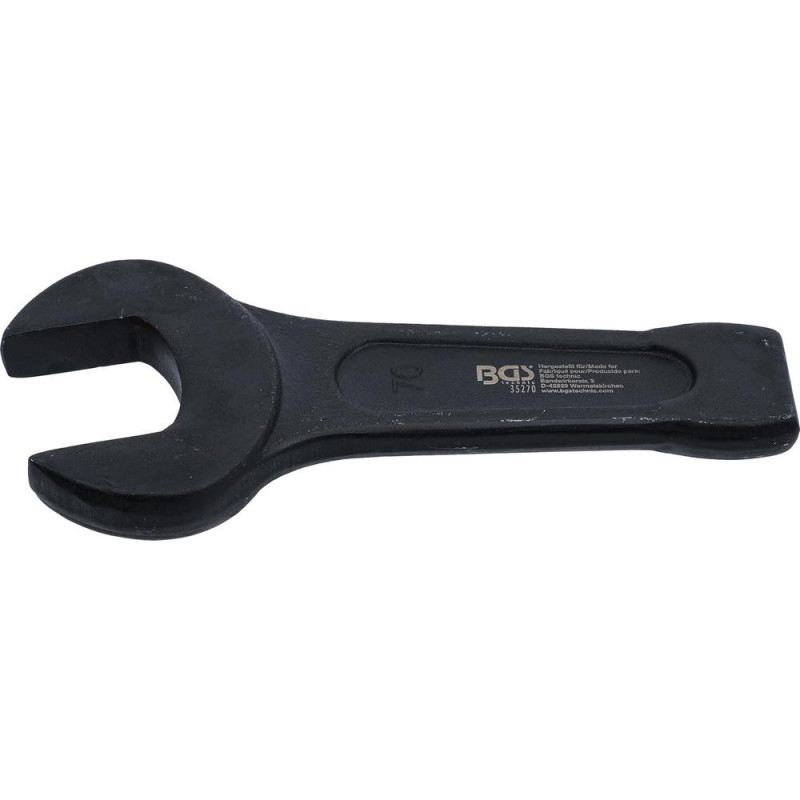 Clé à Fourche de Percussion 70 mm - - Puissance et Durabilité - BGS