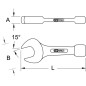 Clé à Fourche de Percussion 90 mm - - Puissance et Durabilité - BGS