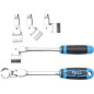 Clé Annulaire de Percussion Profil E18 - 2 Faces de Percussion - Résistante et Précise, Acier - D-Work Clé Annulaire de Percussion Profil E18 - 2 Faces de Percussion - Résistante et Précise, Acier - D-Work