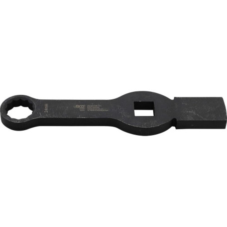 Clé Annulaire de Percussion 24 mm - Douze Pans, 2 Faces de Percussion - Précision et Robustesse - BGS