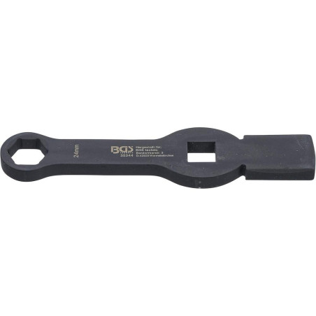 Clé Annulaire de Percussion 24 mm - Six Pans, 2 Faces de Percussion - Précision et Robustesse - BGS