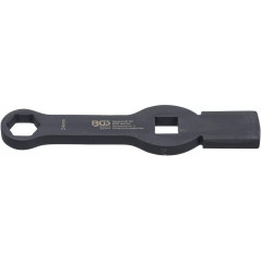 Clé Annulaire de Percussion 24 mm - Six Pans, 2 Faces de Percussion - Précision et Robustesse - BGS