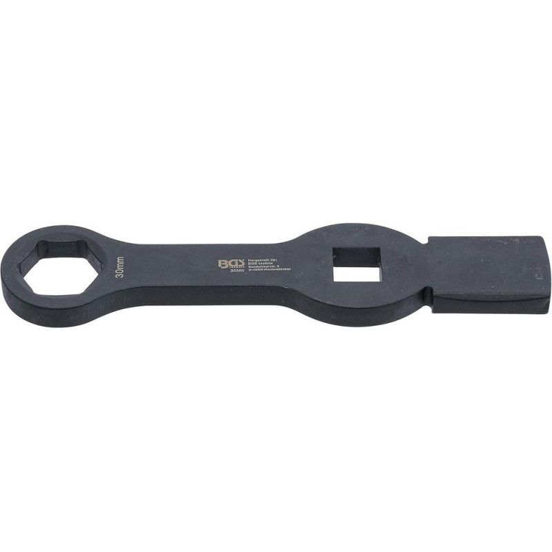 Clé Annulaire de Percussion 30 mm - Six Pans, 2 Faces de Percussion - Précision et Robustesse, Acier - D-Work Clé Annulaire de Percussion 30 mm - Six Pans, 2 Faces de Percussion - Précision et Robustesse, Acier - D-Work
