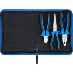 Jeu de Pinces 3 pcs, Acier, Précision et Robustesse, Pro - D-Work