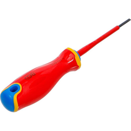 Tournevis VDE Pointe Extra Fine Plat 2,5 mm - Isolation Sécurisée - - BGS