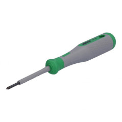 Tournevis VDE Cruciforme PH0 - Pointe Extra Fine - Isolation Sécurisée et Précision - BGS
