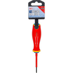 Tournevis VDE Cruciforme PH0 - Pointe Extra Fine - Isolation Sécurisée et Précision - BGS