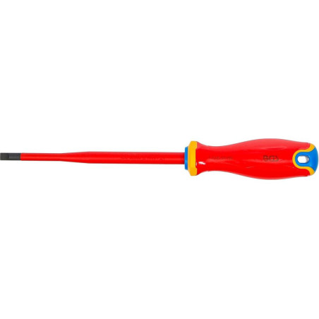 Tournevis VDE Pointe Extra Fine Plat 6,5 mm - Isolation Sécurisée - Précision et Sécurité Électrique - D-Work