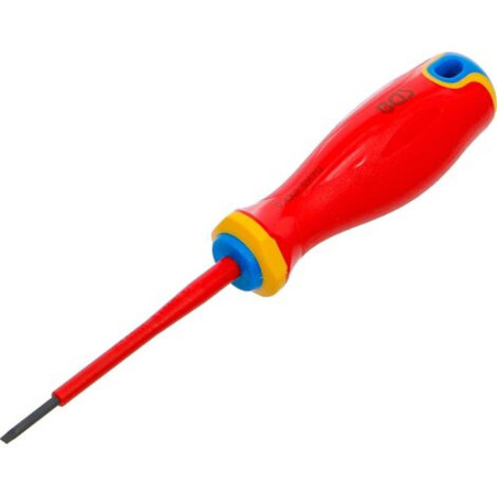 Tournevis VDE Pointe Extra Fine Cruciforme PZ0 - 21,3 cm - Isolation et Précision - BGS