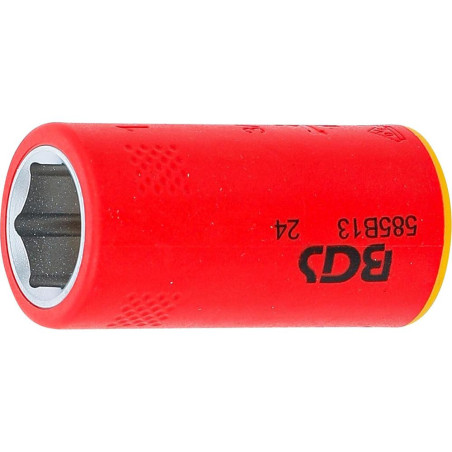 Douille pour Clé VDE Six Pans 10 mm (3/8 ) - 13 mm - Isolation Sécurisée et Précision - BGS