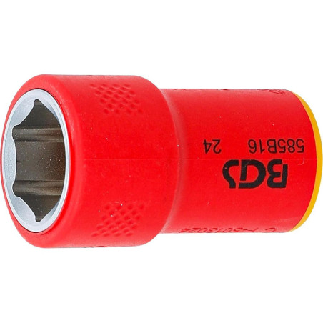 Douille pour Clé VDE Six Pans 10 mm - 16 mm - Isolation Sécurisée et Précision - BGS