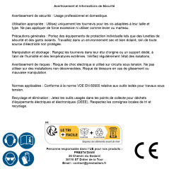 Jeu de Tournevis de Précision VDE 6 pcs - Isolation Sécurisée, Précision et Confort d Utilisation - BGS