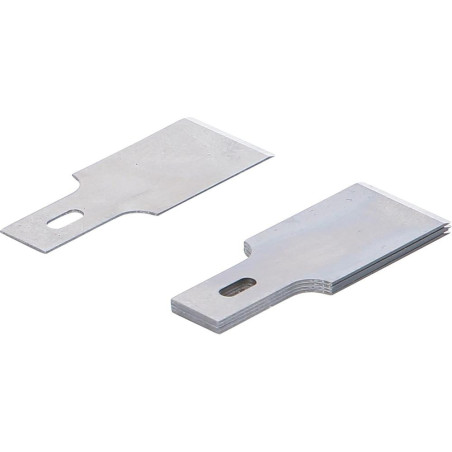 Lames de Grattoir de Rechange 5 pcs 0,6 x 16 mm - Acier, Précision et Durabilité - D-Work