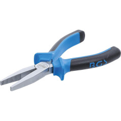 Pince Plate 160 mm - Acier, Précision et Robustesse - - BGS