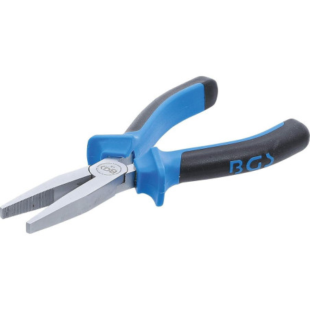 Pince Plate 160 mm - Acier, Précision et Robustesse - - BGS