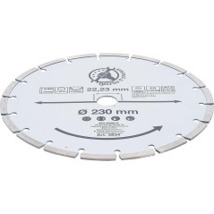 Disque de Coupe en Segments 230 mm - Coupe Précise et Durable - BGS