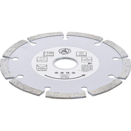 Disque de Coupe en Segments 125 mm - Coupe Précise et Durable, Acier, Pro - D-Work