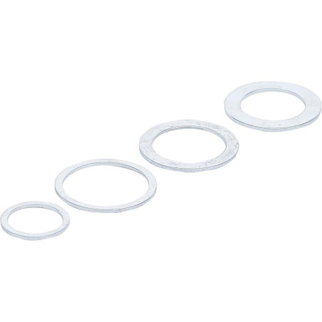 Jeu de Bagues de Réduction 4 pcs, Acier, Compact et Pratique, Pro - D-Work
