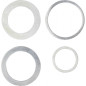 Jeu de Bagues de Réduction 4 Pièces - Acier, Compact et Pratique - BGS