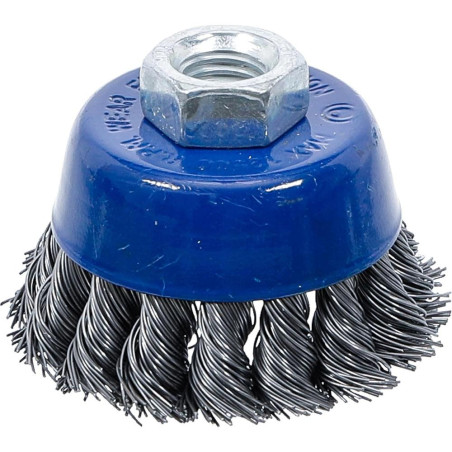 Brosse Ronde D.65 mm - Réception M14 x 2,0, Acier, Usage Polyvalent, Pro - D-Work