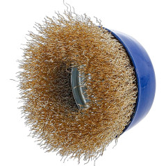 Brosse Ronde D.75 x 57 mm - Réception M14 x 2,0 - Acier, Usage Polyvalent - Pro - D-Work