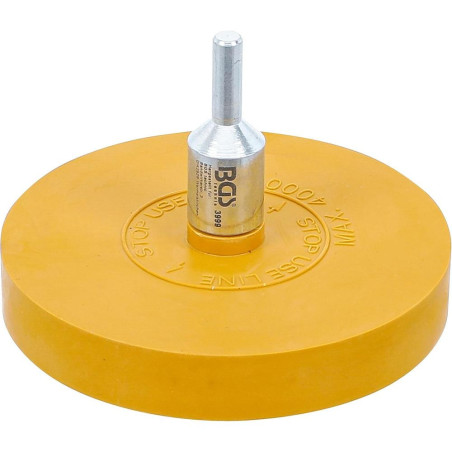 Gomme Enlève Autocollants D.90 mm - Efficace et Facile d Utilisation, Caoutchouc - D-Work