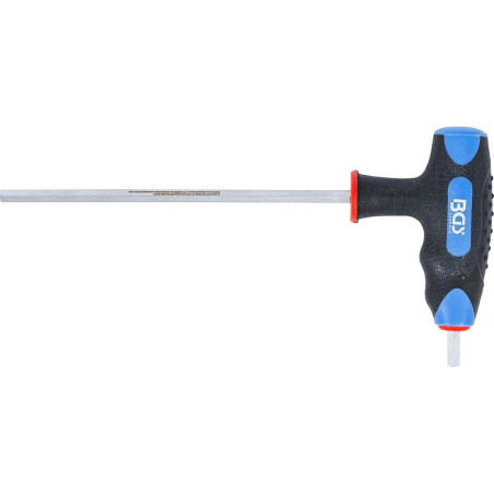 Tournevis à Poignée en T 5 mm - Six Pans Intérieurs - Précision et Confort d Utilisation - BGS