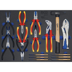 Insert de Servante d Atelier 3/3 - Pratique et Complet, Acier, Pro, 17 pcs - D-Work