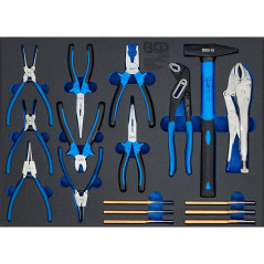 Insert de Servante d Atelier 3/3 - Pratique et Complet, Acier, Pro, 17 pcs - D-Work