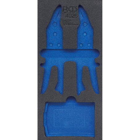 Insert de Servante d Atelier 1/3 Vide - 189x33x406 mm - Compatible Servante 4026 - Organisation et Praticité - BGS