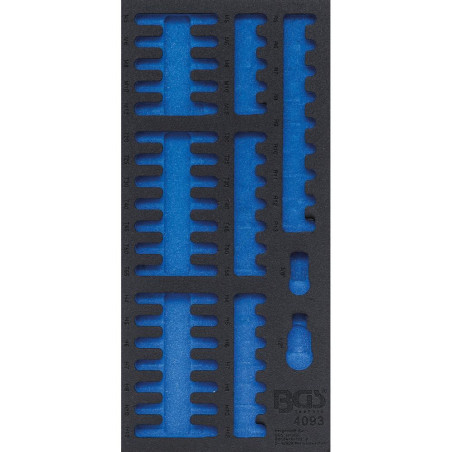 Insert de Servante d Atelier 1/3 Vide - 189x33x406 mm - Compatible Servante 4026 - Organisation et Praticité - BGS