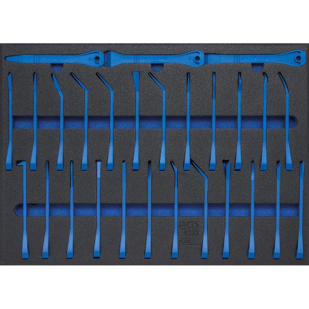 Insert de Servante d Atelier 3/3 - 27 pcs Jeu de Coins Nylon - Pro - D-Work