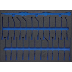 Insert de Servante d Atelier 3/3 - 27 pcs Jeu de Coins Nylon - Pro - D-Work