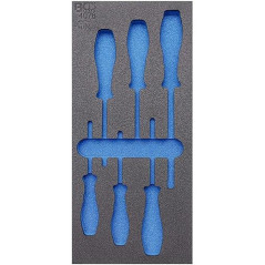 Insert de Servante d Atelier 1/3 Vide - Dimensions 19,6x3,5x40,2 cm - Compatible Servante 4042 - Organisation et Rangement - BGS
