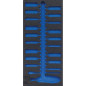 Insert de Servante d Atelier 1/3 Vide - Dimensions 197x43x407 mm - Compatible Servante 4043 - Organisation et Gain de Plac - BGS