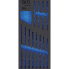 Insert de Servante d Atelier 1/3 Vide - Dimensions 19,6x3,5x40,2 cm - Compatible Servante 4042 - Organisation et Rangement - BGS