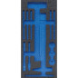 Insert de Servante d Atelier 1/3 Vide - Dimensions 197x43x407 mm - Compatible Servante 4043 - Organisation et Gain de Plac - BGS