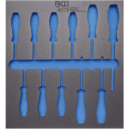 Insert de Servante d Atelier 2/3 Vide - Dimensions 37,9x4,2x41,3 cm - Compatible Servante 4079 - Organisation et Praticité - BGS